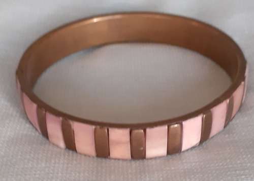 Brass and Shell bangle
