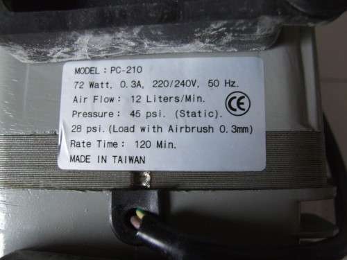 PC-210 Simple Compressor for Airbrushing