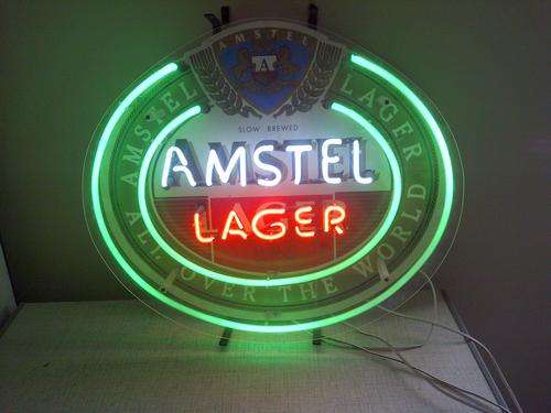 Amstel Lager Neon Bar Light