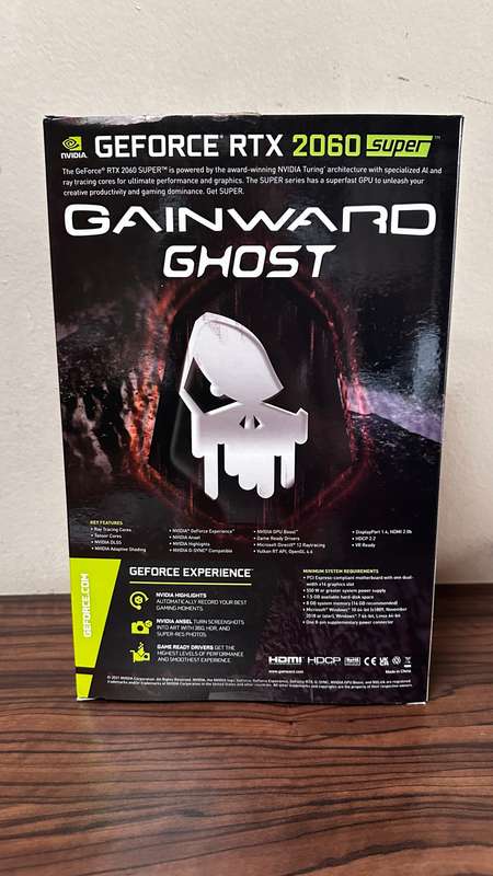 GAINWARD NVIDIA GEFORCE RTX 2060 SUPER GHOST