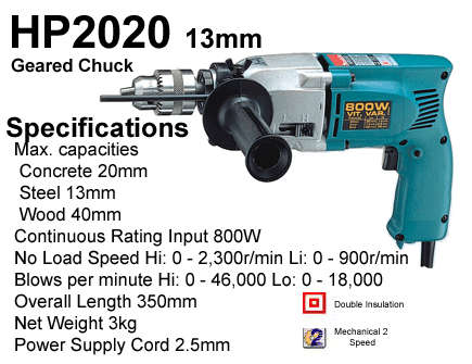 MAKITA HP2020