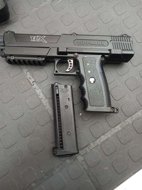 Tippmann TiPX Black .68 Caliber Paintball Pistol Self Defence