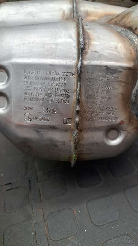 BMW S1000RR OEM Full Exhaust system & actuators (Never been used)