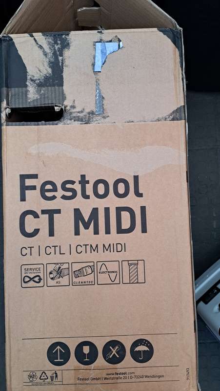 Festool Mobile dust extractor CTL MIDI CLEANTEC *EX DISPLAY UNIT / NEVER USED*