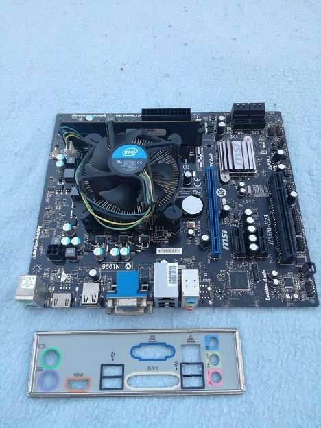 MSI H55M-E23 Motherboard Combo + Intel Core i3-550 Processor + 4 Gig DDR 3 Ram