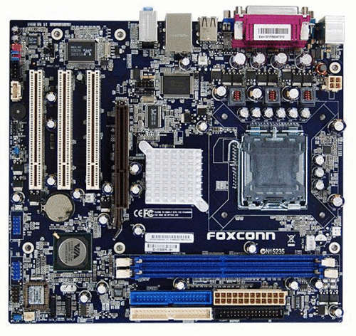 Foxconn Motherboard & Intel CPU + 2 Gig DDR 2 Memory