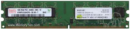 Hynix 1 Gig PC2-6400U Memory