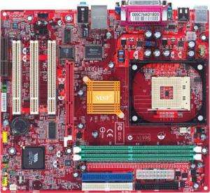 MSI Motherboard, Intel Pentium 2.8 CPU + 1 Gig Memory + GFX card