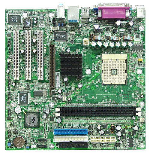 Amd K8M-800M Motherboard + 1.8Ghz Sempron Cpu + 2 X 256 Meg Ram Modules
