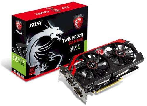 MSI GEFORCE GTX750 2GB TF OC Graphics Card