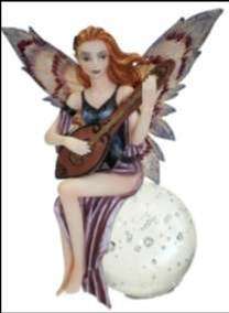 Fairy on glass ball - Special !!