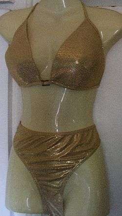 SALE!!!! GORGEOUS WOOLWORTHS GOLDEN BIKINI (16/40)