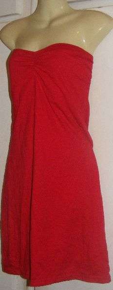 SALE!!!! GORGEOUS RED LONG STRAPLESS TOP (L-XL)