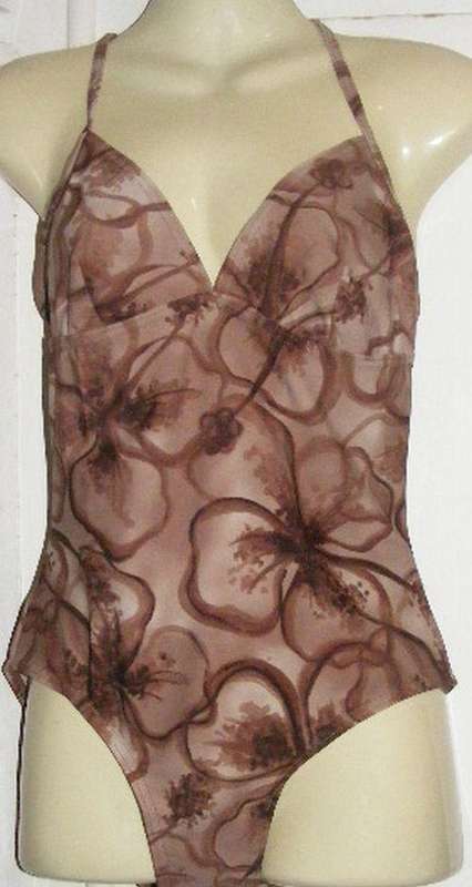 SPECIAL!!!!! BEAUTIFUL BROWN IMPORTED SWIMSUIT (38)