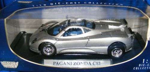 SALE!!!!!1:18 SILVER PAGANI ZONDA C12
