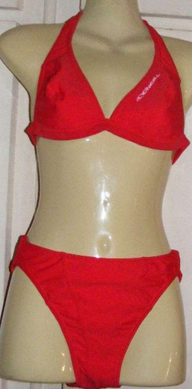 SALE!!!!! GORGEOUS O'NEILL RED HALTERNECK BIKINI (32)