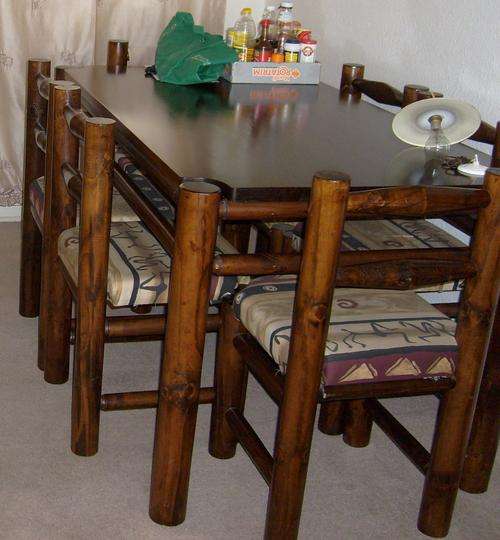 Dining room suite - African decor theme