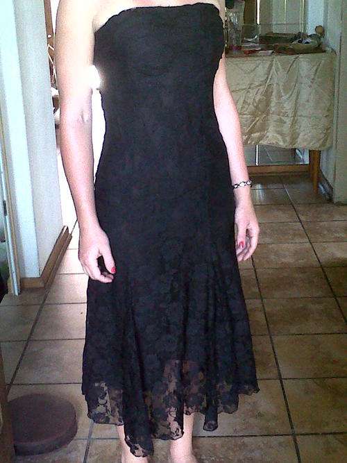 Ladies Black Lace Dress