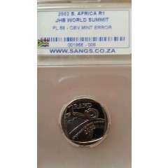 JHB WORLD SUMMIT PL 68 MINT ERROR!