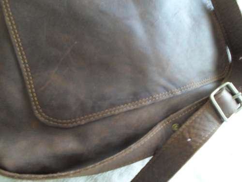 LARGE SLING - BROWN - 100% GENUINE LEATHER - FREE DELIVERY