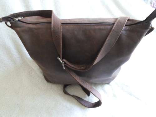 LARGE SLING - BROWN - 100% GENUINE LEATHER - FREE DELIVERY