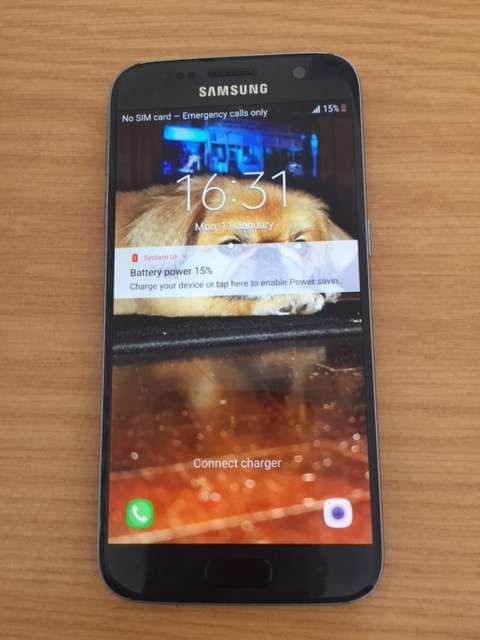 SAMSUNG S7 WITH ALL ACCESSORIES IN BOX