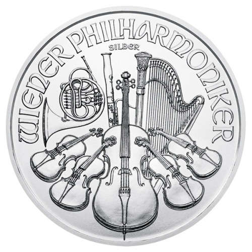 AUSTRIAN SILVER PHILHARMONIC COIN 2013 ONE OUNCE SILVER .9999 SILVER