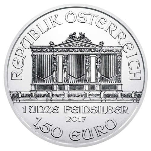 AUSTRIAN SILVER PHILHARMONIC COIN 2013 ONE OUNCE SILVER .9999 SILVER