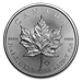 CANADIAN MAPLE LEAF 1 OUNCE COIN 2015 SILVER FINENESS .9999