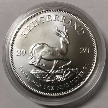 SILVER KRUGERRAND 2020 ENCAPSULATED