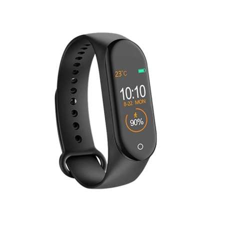 M4 SMART BRACELET- FITNESS TRACKER HEALTHY HEART AND BLOOD PRESSURE ON THE GO - BLACK
