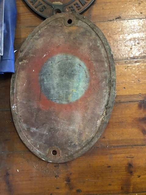 TRAIN PLAQUE COLLECTORS ITEM SOLID BRONZE DONT MISS OUT