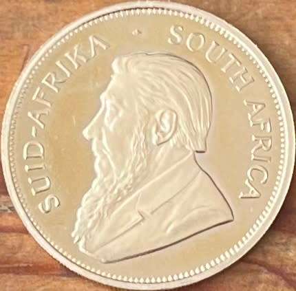 KRUGERRAND GOLD 1/2 OUNCE (HALF OUNCE) 1984 IN A CAPSULE