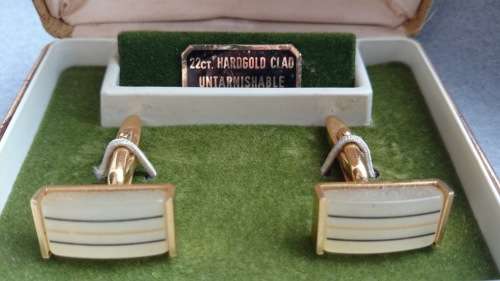 Cufflinks styled by Da Vinci - 22ct Hardgold Clad Untarnishable