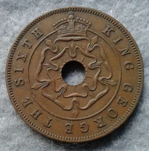 1952 RHODESIA ONE PENNY