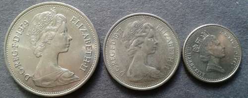 G.BRIT  NEW PENCE LOT : LIKE NEW