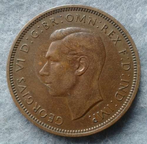 1948 G.BRIT 1/2 PENNY