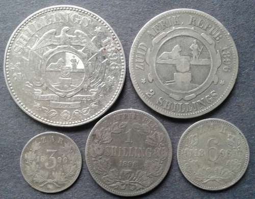1896 ZAR SILVER SET