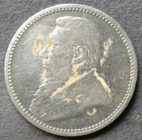 1892 ZAR 6 PENCE : MINTAGE 28300