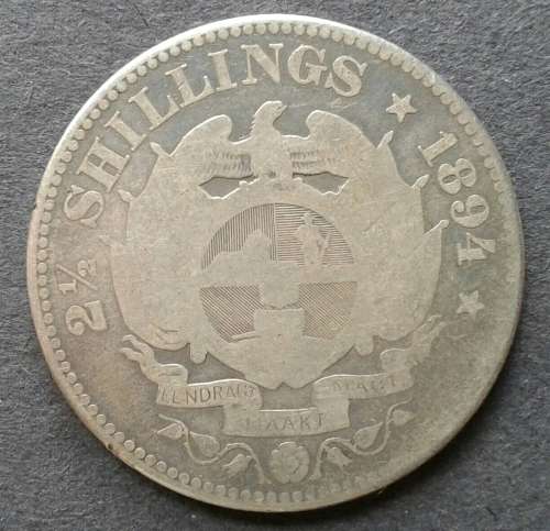 1894 ZAR 2 1/2 SHILLING
