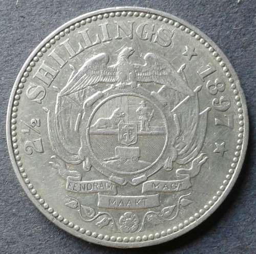 1897 ZAR 2 1/2 SHILLING