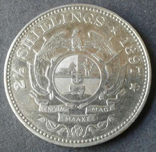 1897 ZAR 2 1/2 SHILLING