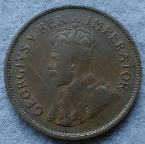 1932 SAU 1/2 PENNY : LOW MINTAGE < 107 000