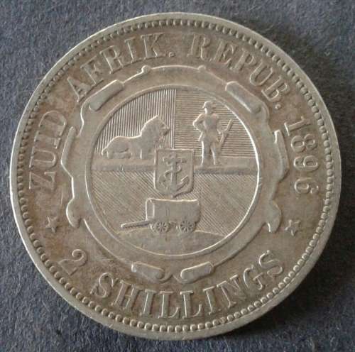 1896 ZAR 2 SHILLINGS : XXX