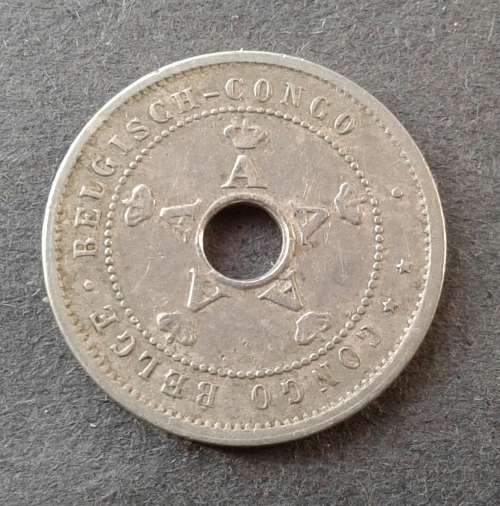 1921 CONGO 5 CENTIMES