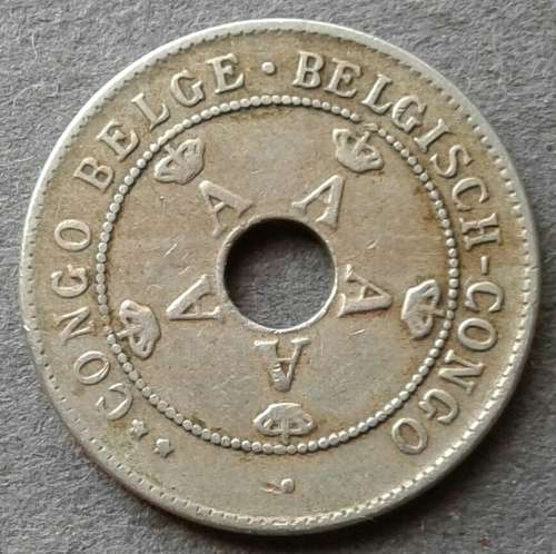 1922 CONGO 10 CENTIMES : KM#18