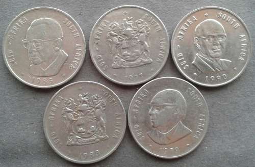 X5 RSA 1 RANDS : NICKEL