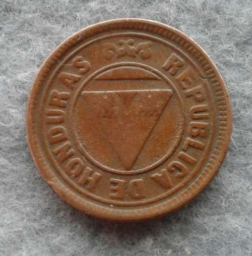 1920 HONDURAS 2 CENTAVOS