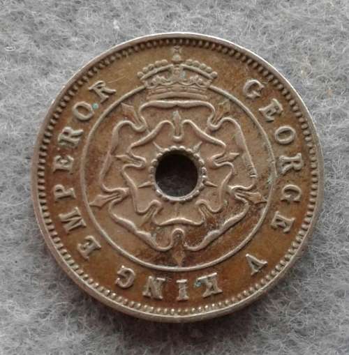 1934 SOUTHERN RHODESIA HALF PENNY : LOW 240 000 MINTAGE