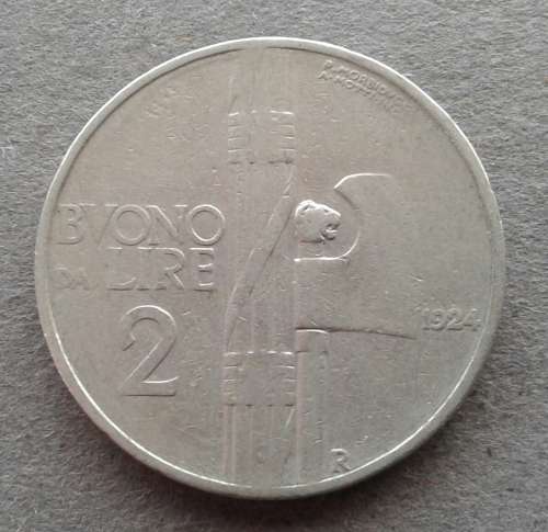 1924 ITALY 2 LIRE